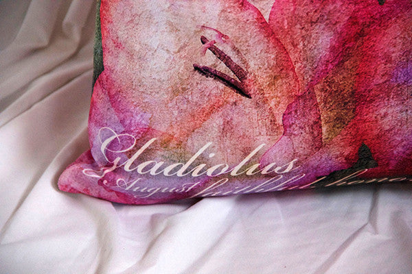 Birthday Blossom Accent Pillow - April, Daisy