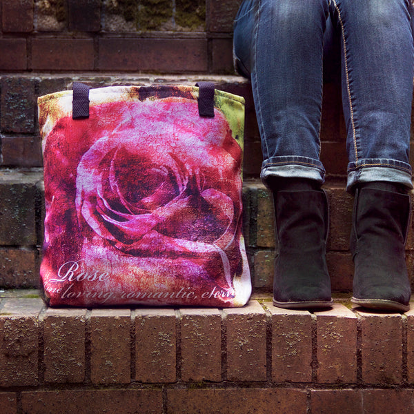 Birthday Blossom Tote Bag - June Rose