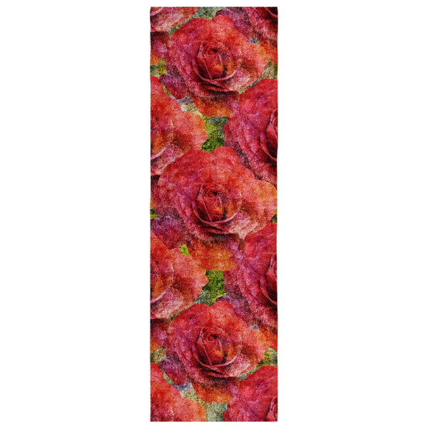 Birthday Blossom Poly Silk Scarf June, Rose