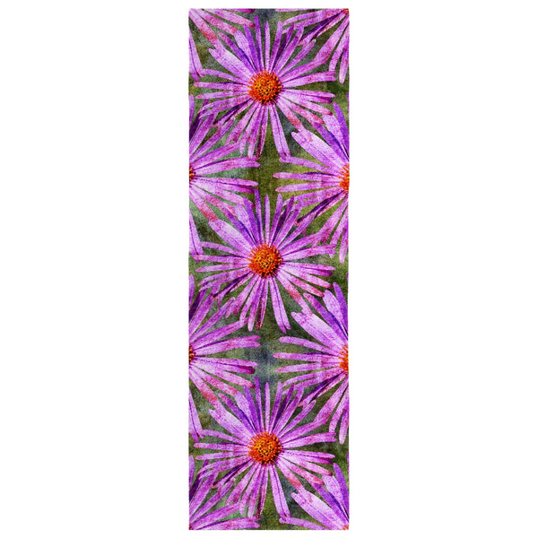 Birthday Blossom Poly Silk Scarf September, Aster