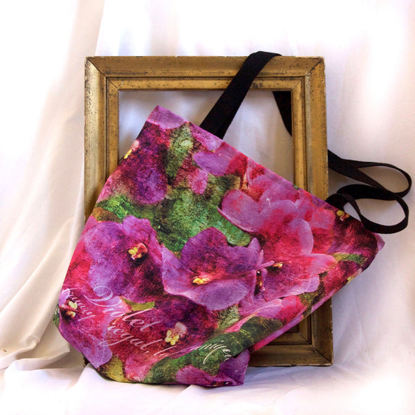 Birthday Blossom Tote Bag - February Violet