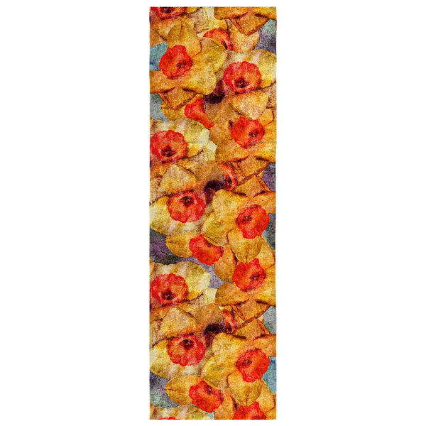 Birthday Blossom Poly Silk Scarf March, Daffodil