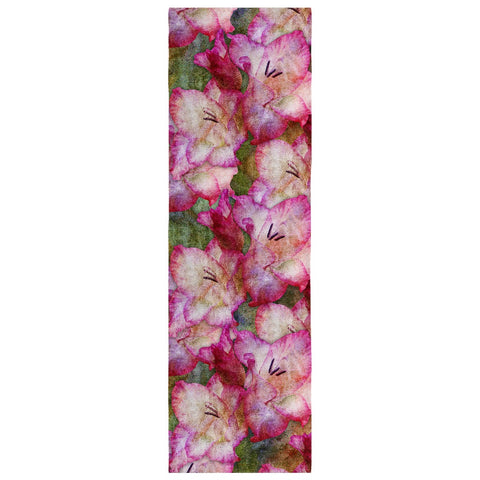 Birthday Blossom Poly Silk Scarf August, Gladiolus