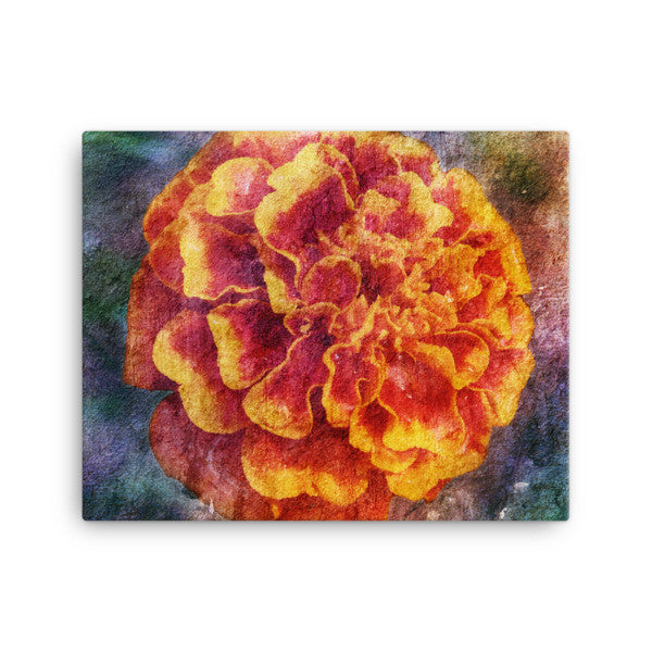 Birthday Blossoms Wall Art - Marigold