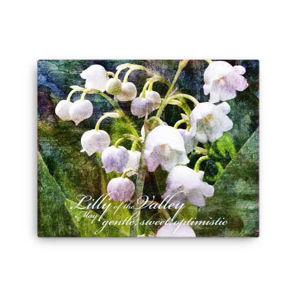Birthday Blossoms Wall Art - Lilly of the Valley, with characteristic description
